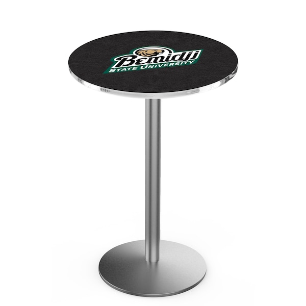 42" Stainless Steel Bemidji State Pub Table